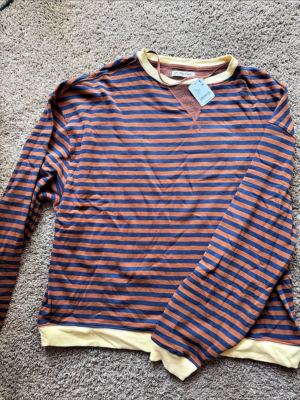 We The Free Striped striped crewneck